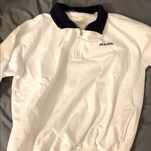 thrifted quarter zip hoodie size large